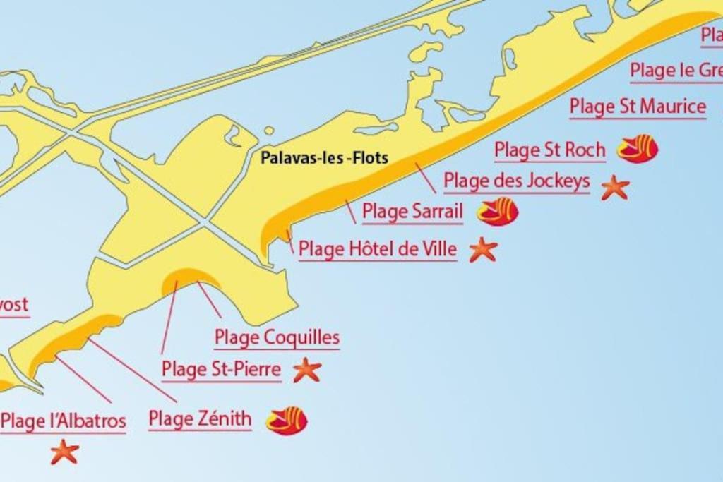 Appartement Palavas Les Flots T2 + Parking Prive 외부 사진